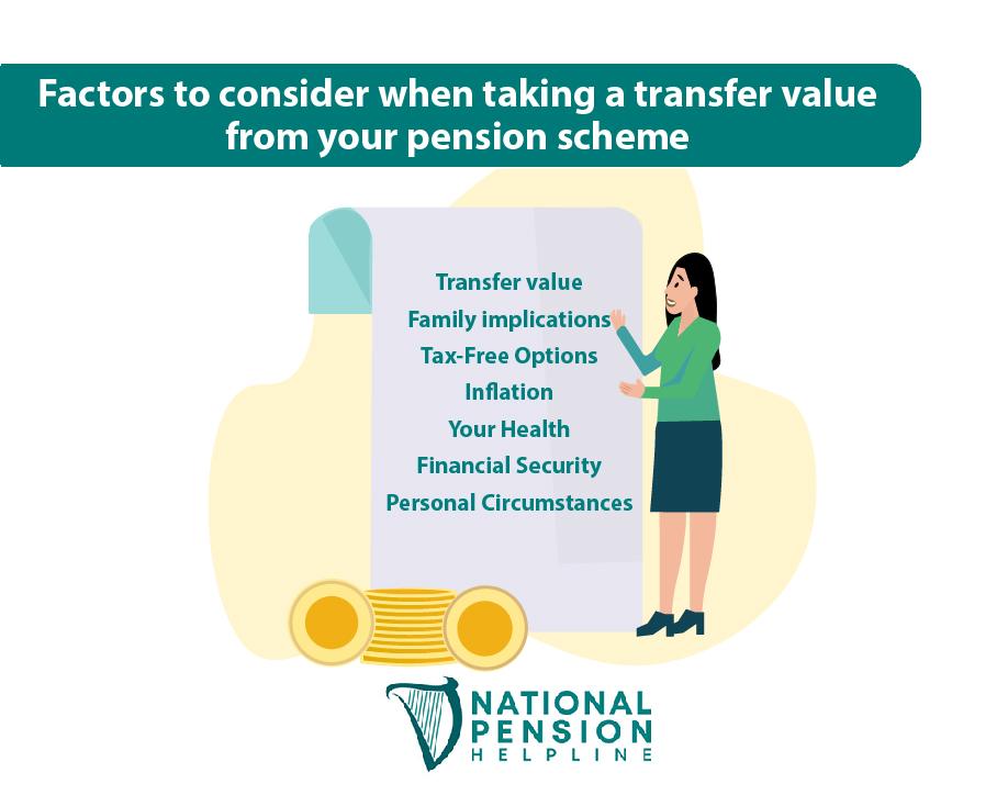 factors to consider when taking transfer value from pension