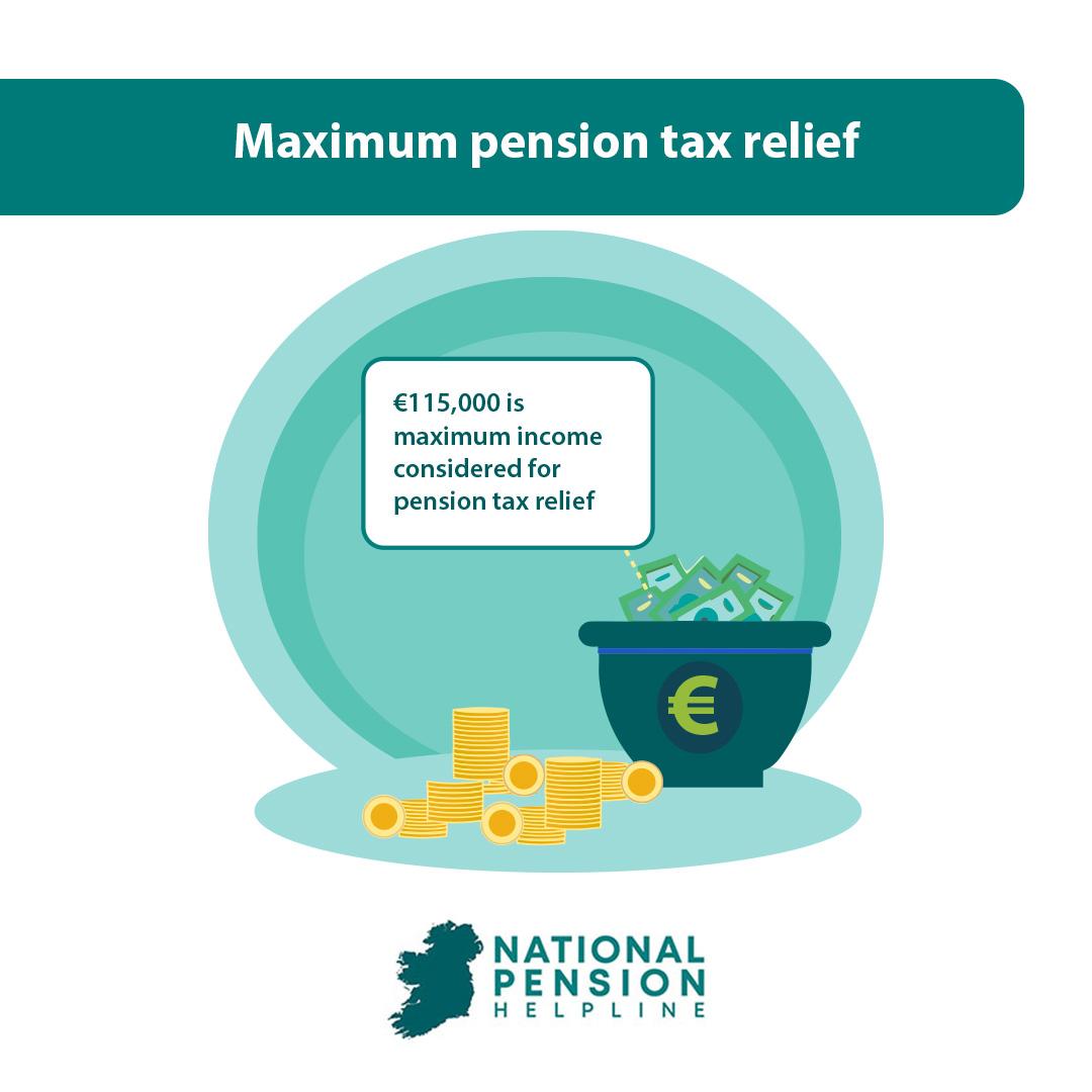 maximum income considered for pension tax relief