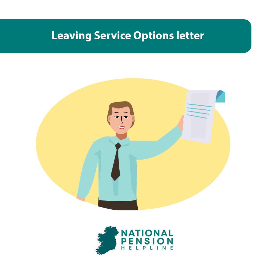 Leaving Service Options letter